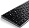 Satechi Slim X1 Backlit Keyboard, schwarz/grau, Bluetooth, US Vorschaubild
