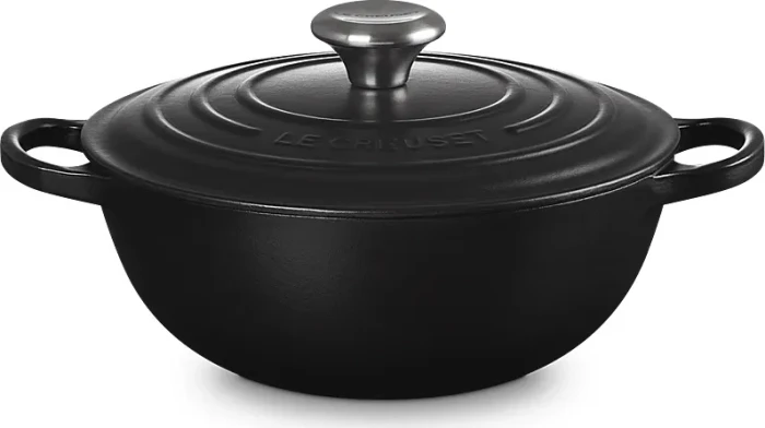 Le Creuset Signature Gusseisen La Marmite Familientopf 24cm 3.1l schwarz matt