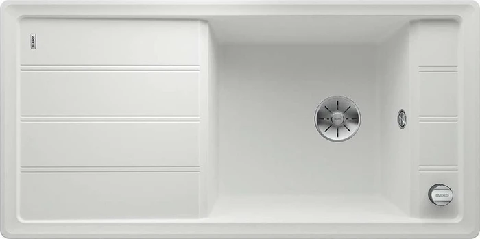 Blanco Faron XL 6 S InFino Einbau Becken reversibel mit Ablauffernbedienung weiß