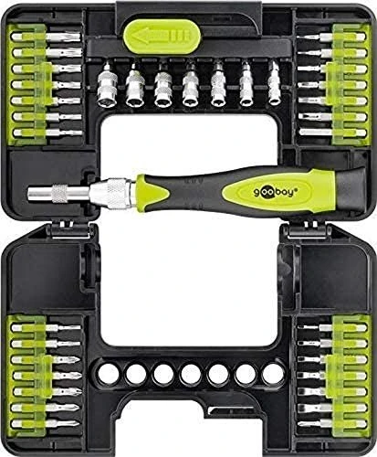 Wentronic Goobay Bitset/Steckschlüsselsatz inkl. Werkzeugbox, 37-tlg.