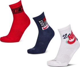 Nike Everyday Plus Crew Socken multi-color, 3 Paare