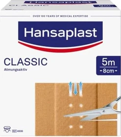 Hansaplast Classic, 8cm x 5m, 1 Stück