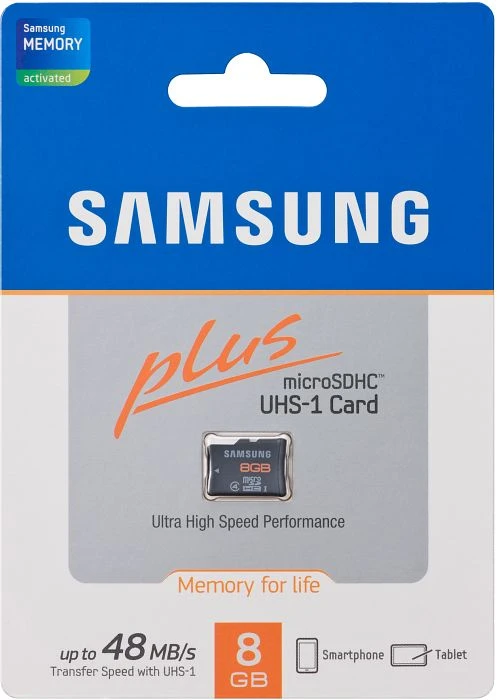 Samsung Plus R48 8GB, Class 4
