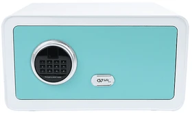 Olympia Olymp GOsafe 2.0/210 Schlüsseltresor, blau/weiß, Schlüsselschloss/elektronisches Zahlenschloss