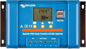 Victron Energy BlueSolar PWM-LCD&USB 12/24V-10A
