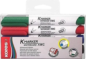 Kores K-Marker XW1 Whiteboardmarker sortiert, 4er-Set