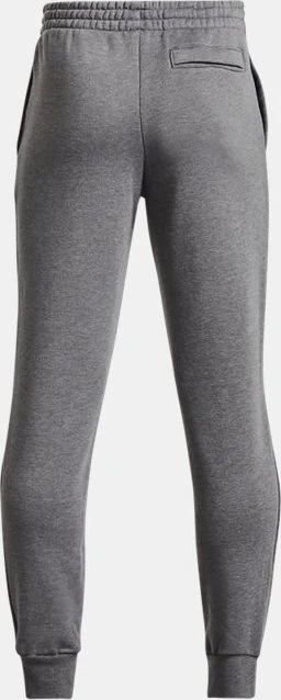 Under Armour Rival Fleece Trainingshose lang castlerock light heather/white (Junior)