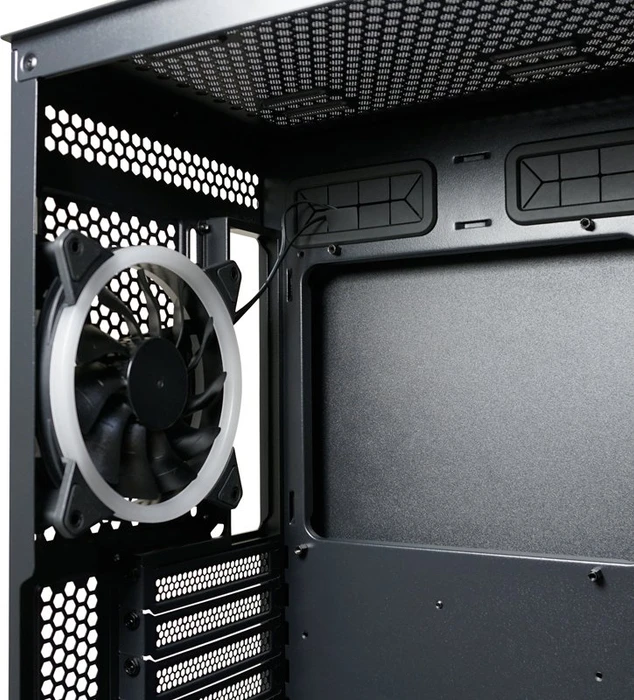 LC-Power Gaming 802B Black_Wanderer_X, schwarz, Glasfenster