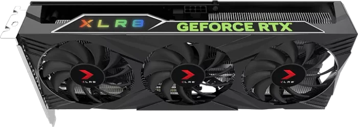 PNY GeForce RTX 4060 XLR8 Gaming Verto Epic-X RGB Overclocked Triple Fan, 8GB GDDR6, HDMI, 3x DP
