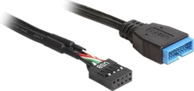 DeLOCK Pin Header interner USB 2.0 [Buchse]/USB 3.0 [Stecker], 0.3m