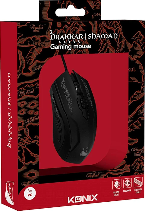 Konix Drakkar Shaman Gaming Mouse, USB