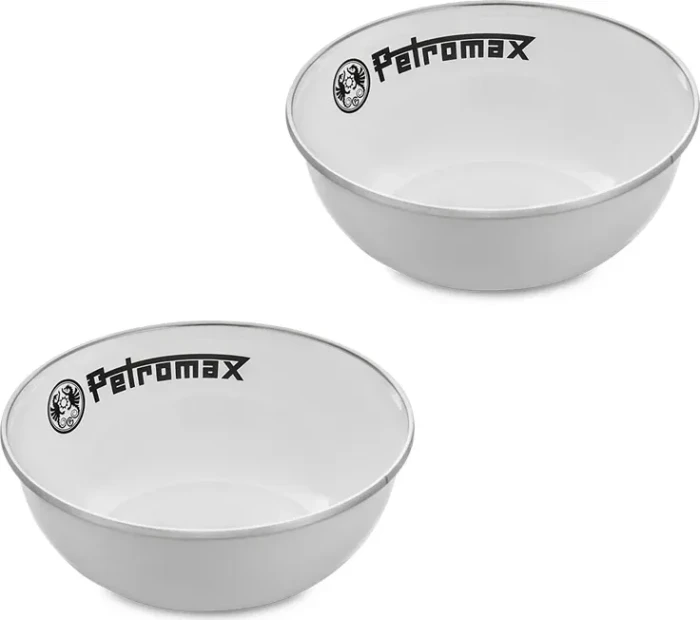 Petromax Emaille Schalen Set Schüssel 160ml weiß