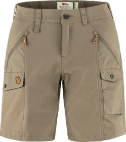 Fjällräven Nikka Curved Hose kurz suede brown (Damen)
