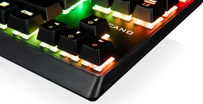 Modecom Lanparty Plus RGB, LEDs RGB, Gaote Outemu BROWN, USB, DE