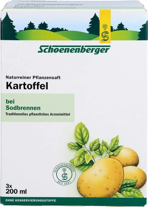 Salus Schoenenberger Kartoffel Pflanzensaft, 600ml (3x 200ml)