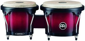 Meinl Headliner Series Wood Bongos Wine Red Burst