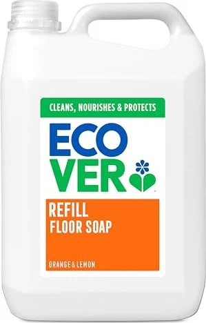 Ecover Bodenseife Orange & Zitrone Nachfüllkanister, 5l