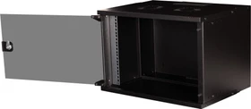 Equip Eco Mount 19" Wandgehäuse 7HE, Flatpack, Sicherheitsglastür, IP20, RAL 9005, 400mm tief