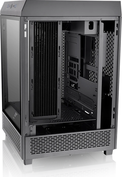 Thermaltake The Tower 500, schwarz, Glasfenster