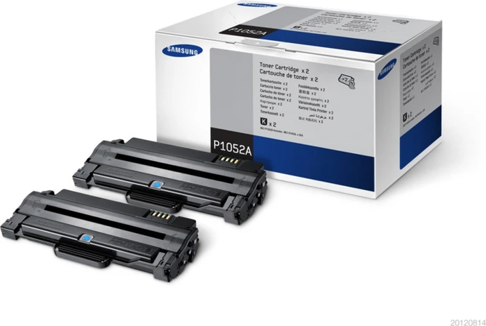 Samsung Trommel mit Toner MLT-P1052L schwarz hohe Kapazität, 2er-Pack