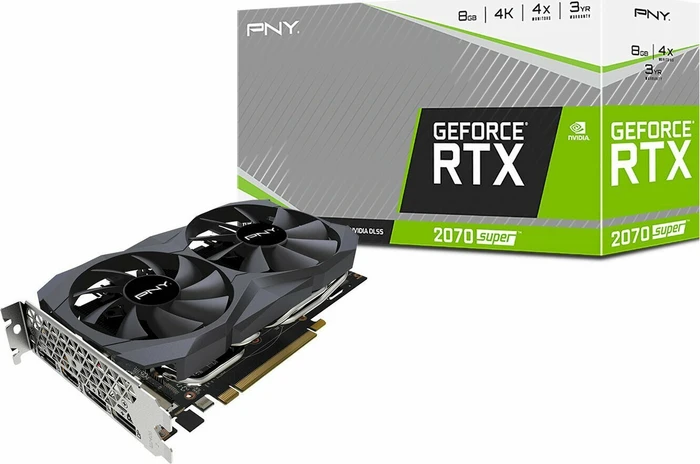 PNY GeForce RTX 2070 SUPER Mini, 8GB GDDR6, HDMI, 3x DP