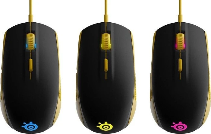 SteelSeries Rival 100 Proton Yellow, USB
