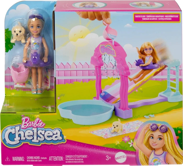 Mattel Barbie - Chelsea Wasserrutschenspielset