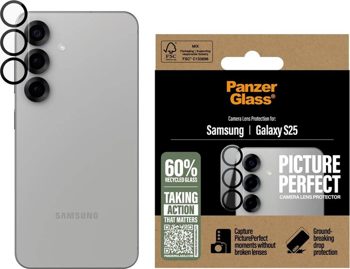 PanzerGlass PicturePerfect Camera Lens Protector für Samsung Galaxy S25
