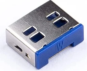 SmartKeeper USB-A Portblocker, Essential Basic, UL03, dunkelblau, 10er-Pack