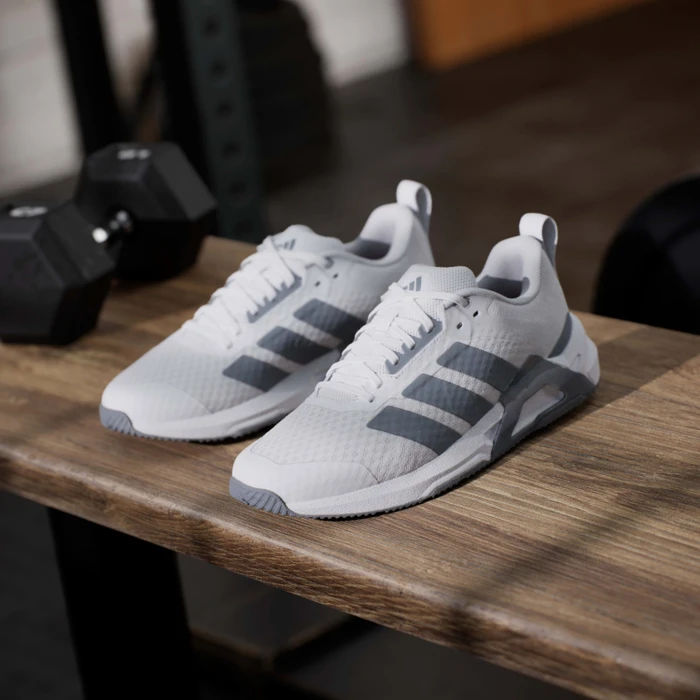 adidas Dropset Control cloud white/grey/lucid red (Damen)
