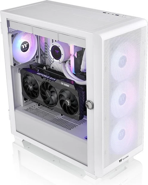 Thermaltake S250 ARGB, weiß, Glasfenster