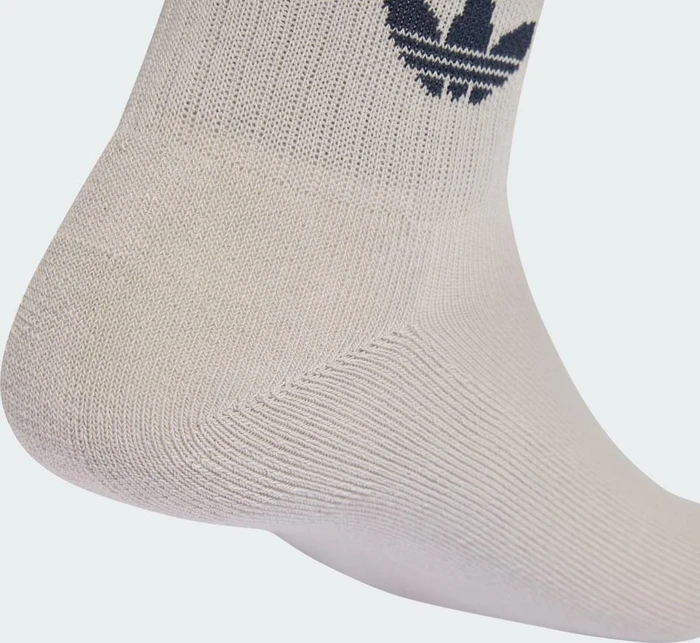 adidas Mid-Cut Crew Socken crystal sky/black/grey two, 3 Paare