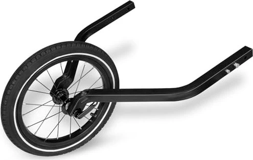 Qeridoo 14" Joggerrad Zweisitzer für Fahrradanhänger Set
