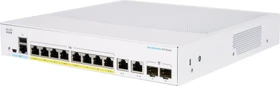 Cisco Business 350 Desktop Gigabit Managed Switch, 8x RJ-45, 2x RJ-45/SFP, 120W PoE+ (CBS350-8FP-2G)