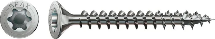 Spax Edelstahl rostfrei A2 4CUT T-STAR plus T15 Universalschraube, 3.5x25mm, 200 Stück