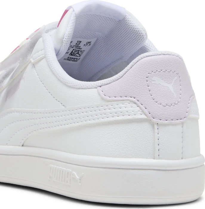 Puma Smash 3.0 Badges puma white/magic rose/lilac frost (Junior)