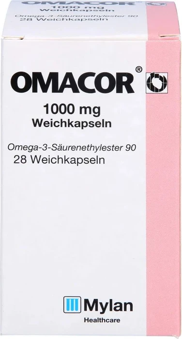 Omacor 1000mg Weichkapseln, 28 Stück