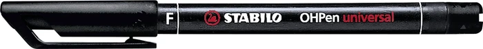 STABILO OHPen universal permanent F schwarz, 10er-Pack