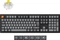 Keychron K10 Max, schwarz/grau, LEDs weiß, Keychron Super BANANA, USB/Bluetooth, DE Vorschaubild