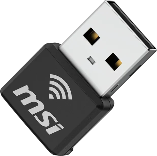 MSI AX1800, 2.4GHz/5GHz WLAN, USB-A 3.0 [Stecker]