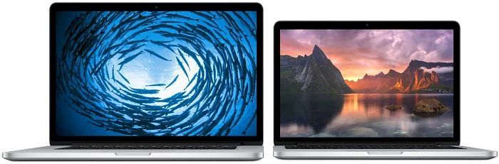 Apple MacBook Pro 15.4" Retina, silber, Core i7-4770HQ, 16GB RAM, 256GB SSD, DE [Mid 2015]