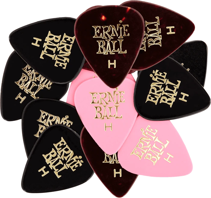 Ernie Ball Assorted Color Cellulose Picks