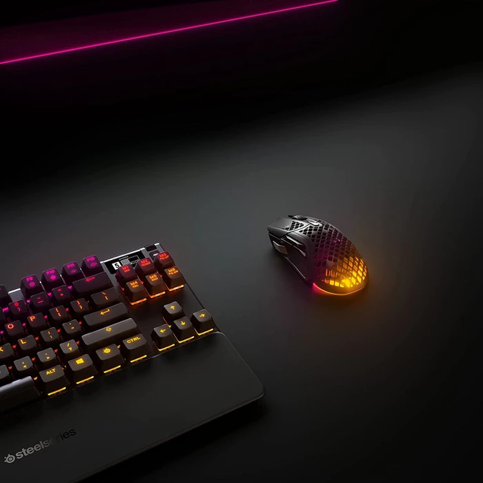 SteelSeries Aerox 5 Wireless schwarz, USB/Bluetooth