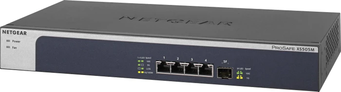 Netgear ProSAFE XS500M Desktop 10G Switch, 4x RJ-45, 1x SFP+