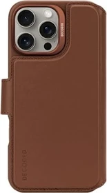 Decoded Leather Detachable Wallet Case für Apple iPhone 16 Pro Max Tan Brown