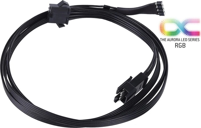 Alphacool 4-Pin RGB Adapterkabel, schwarz