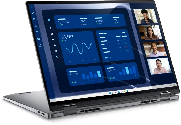 Dell Latitude 9450 2-in-1, Core Ultra 7 165U, 16GB RAM, 512GB SSD, DE
