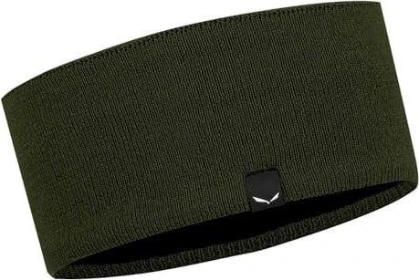 Salewa Puez Merino Stirnband dark olive