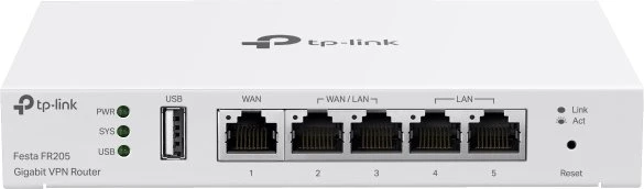 TP-Link FR205 VPN Gigabit Router, 5x RJ-45