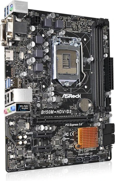 ASRock B150M-HDV/D3 (Intel 1151)